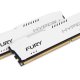 HyperX FURY White 8GB 1600MHz DDR3 memoria 2 x 4 GB 2