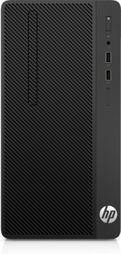 HP 290 G1 Intel® Core™ i3 i3-7100 4 GB DDR4-SDRAM 500 GB HDD Windows 10 Home Micro Tower PC Nero