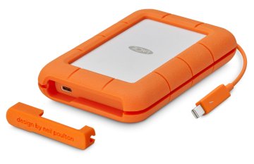 LaCie Rugged 1 TB Arancione, Argento