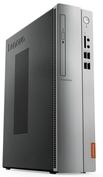 Lenovo IdeaCentre 310S-08ASR AMD A9 A9-9430 8 GB DDR3-SDRAM 1 TB HDD Windows 10 Home SFF PC Acciaio inossidabile