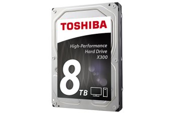 Toshiba X300 disco rigido interno 8 TB 7200 Giri/min 128 MB 3.5" Serial ATA III