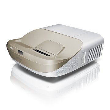 BenQ W1600UST videoproiettore Proiettore a raggio ultra corto 3300 ANSI lumen 1080p (1920x1080) Oro, Bianco