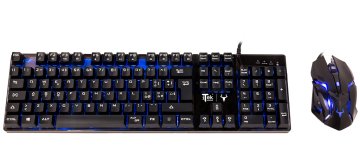 itek Taurus T15M1 tastiera Mouse incluso Giocare USB QWERTY Italiano Nero