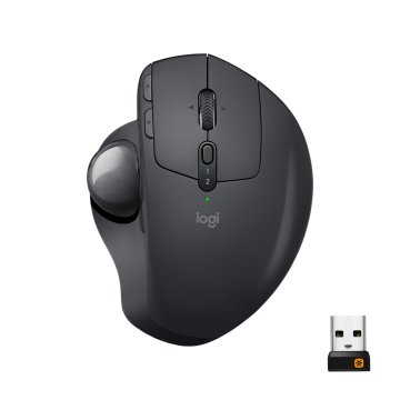 Logitech MX Ergo mouse Mano destra RF senza fili + Bluetooth Trackball 440 DPI