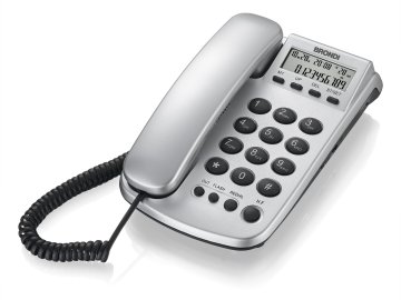 Brondi Office argento Telefono analogico Identificatore di chiamata Argento