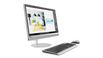 Lenovo IdeaCentre AIO 520-24IKU Intel® Core™ i5 i5-8250U 60,5 cm (23.8") 1920 x 1080 Pixel PC All-in-one 8 GB DDR4-SDRAM 1,13 TB HDD+SSD AMD Radeon 530 Windows 10 Home Wi-Fi 5 (802.11ac) Argento