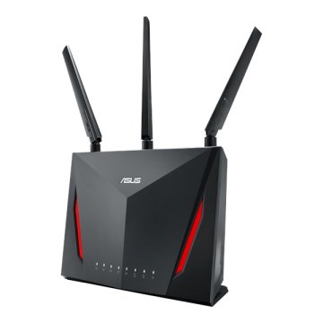ASUS RT-AC2900 router wireless Gigabit Ethernet Dual-band (2.4 GHz/5 GHz) Nero