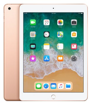 Apple iPad 128 GB 24,6 cm (9.7") 2 GB Wi-Fi 5 (802.11ac) iOS 11 Oro