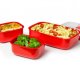 Sistema Set 3 contenitori Microware Rosso 4