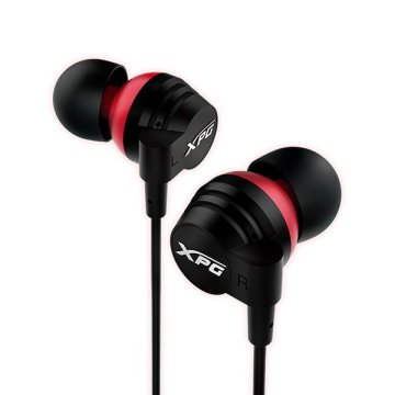 XPG EMIX I30 cuffia e auricolare Cablato In-ear Giocare Nero, Rosso