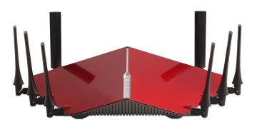 D-Link DIR-895L/R router wireless Gigabit Ethernet Banda tripla (2.4 GHz/5 GHz/5 GHz) Nero, Rosso