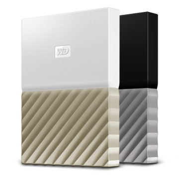 Western Digital My Passport Ultra disco rigido esterno 3 TB Oro, Bianco