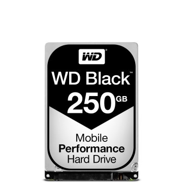 Western Digital Nero disco rigido interno 250 GB 7200 Giri/min 32 MB 2.5" Serial ATA III