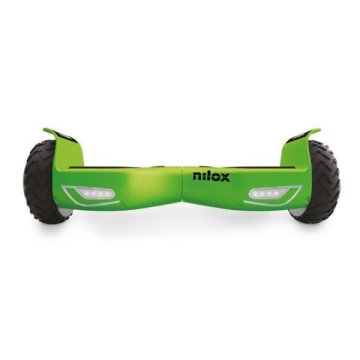 Nilox 30NXBK65NWN06 hoverboard Monopattino autobilanciante 10 km/h 4300 mAh Nero, Verde
