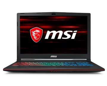 MSI Gaming GP63 8RD-025IT Leopard Intel® Core™ i7 i7-8750H Computer portatile 39,6 cm (15.6") Full HD 16 GB DDR4-SDRAM 1,26 TB HDD+SSD NVIDIA® GeForce® GTX 1050 Ti Windows 10 Home Nero