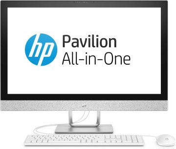 HP Pavilion 27-r011nl Intel® Core™ i5 i5-7400T 68,6 cm (27") 1920 x 1080 Pixel PC All-in-one 8 GB DDR4-SDRAM 1 TB HDD AMD Radeon 530 Windows 10 Home Bianco
