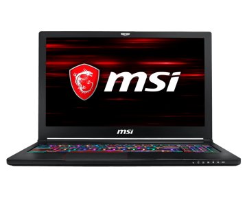 MSI Gaming GS63 8RD-003IT Stealth Intel® Core™ i7 i7-8750H Computer portatile 39,6 cm (15.6") Full HD 16 GB DDR4-SDRAM 1,26 TB HDD+SSD NVIDIA® GeForce® GTX 1050 Ti Windows 10 Home Nero