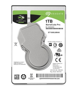 Seagate Barracuda Pro disco rigido interno 1 TB 7200 Giri/min 128 MB 2.5" Serial ATA III