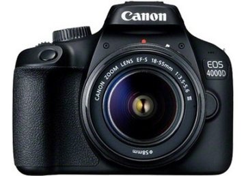 Canon EOS 4000D + EF-S 18-55mm III Kit fotocamere SLR 18 MP 5184 x 3456 Pixel Nero