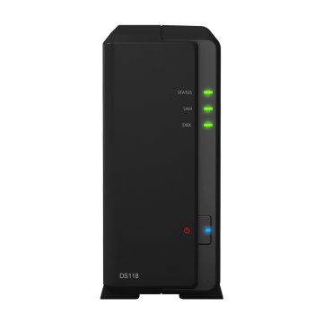 Synology DiskStation DS118 server NAS e di archiviazione Compatta Realtek RTD1296 1 GB DDR4 DiskStation Manager Nero