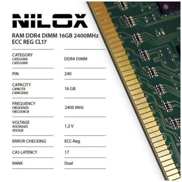Nilox DDR4 16GB 2400MHZ ECC REG CL17