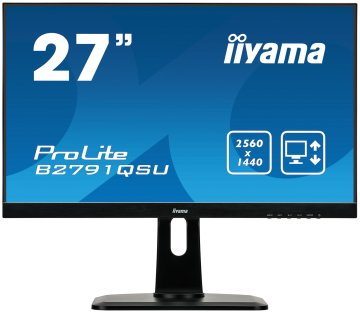 iiyama ProLite B2791QSU-B1 Monitor PC 68,6 cm (27") 2560 x 1440 Pixel Quad HD LED Nero