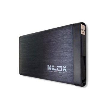 Nilox DH0002BKALUSB contenitore di unità di archiviazione Custodia per Disco Rigido (HDD) Nero 2.5"