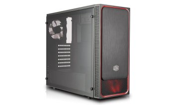 Cooler Master MasterBox E500L Midi Tower Nero, Rosso