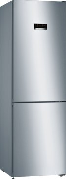 Bosch Serie 4 KGN36XL4A frigorifero con congelatore Libera installazione 324 L Argento, Acciaio inossidabile