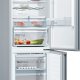 Bosch Serie 4 KGN36XL4A frigorifero con congelatore Libera installazione 324 L Argento, Acciaio inossidabile 5