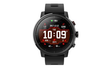 Amazfit Stratos 3,4 cm (1.34") LCD Digitale 320 x 300 Pixel Touch screen Nero Wi-Fi GPS (satellitare)