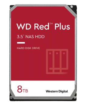 Western Digital Red Plus disco rigido interno 8 TB 7200 Giri/min 256 MB 3.5" Serial ATA III