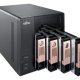 Fujitsu CELVIN NAS Q805 Tower Collegamento ethernet LAN Nero J1900 3
