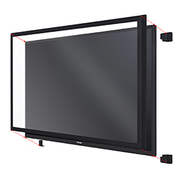 Toshiba TOUCH-43-10P-IR rivestimento per touch screen 109,2 cm (43") Multi-touch USB