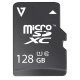 V7 VFMSD128GUHS1R-3E memoria flash 128 GB MicroSDXC Classe 10 2