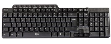 itek ITKC105 tastiera USB QWERTY Italiano Nero