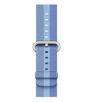 Apple Cinturino in nylon intrecciato azzurro Tahoe (38 mm)