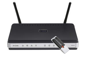 D-Link DKT-400/E router wireless Fast Ethernet Nero, Argento