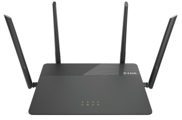 D-Link EXO AC1900 MU-MIMO router wireless Gigabit Ethernet Dual-band (2.4 GHz/5 GHz) Nero