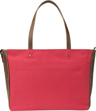 HP 14 Red/Brown Women Canvas Tote