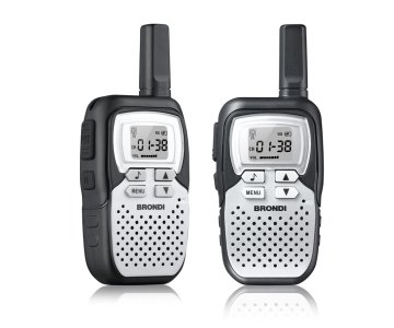 Brondi FX-COMPACT SPORT+ ricetrasmittente 8 canali 446 - 446.1 MHz Nero, Argento