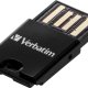 Verbatim microSDHC Tablet U1 con lettore USB 16 GB 5