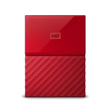 Western Digital My Passport disco rigido esterno 2 TB 2.5" Micro-USB B 3.2 Gen 1 (3.1 Gen 1) Rosso