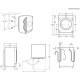 Electrolux EW7F4722NF lavatrice Caricamento frontale 7 kg 1200 Giri/min Bianco 3