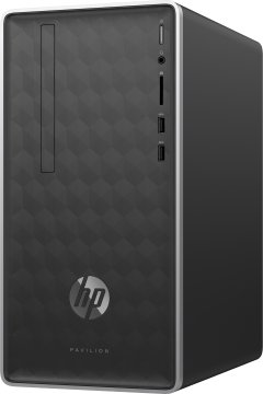 HP Pavilion 590-p0008nl AMD A10 i7-9700 8 GB DDR4-SDRAM 1 TB HDD NVIDIA® GeForce® GT 1030 Windows 10 Home Mini Tower PC Nero