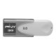 PNY ATTACHE 4 unità flash USB 256 GB USB tipo A 3.2 Gen 1 (3.1 Gen 1) Grigio, Bianco 3
