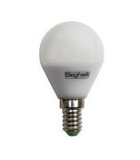 Beghelli Sfera ECOLed Lampadina a risparmio energetico Bianco caldo 3000 K 6 W E14