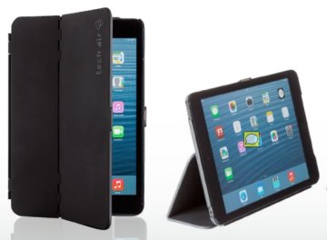 Tech air Hardshell case, iPad Mini 19,9 cm (7.85") Custodia a libro Nero