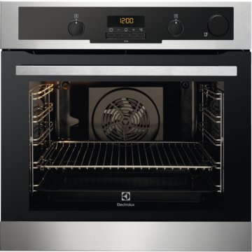 Electrolux EOC6611AOX 72 L A+ Nero, Acciaio inox