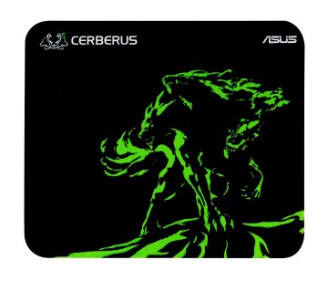 ASUS Cerberus Mat Mini Tappetino per mouse per gioco da computer Nero, Verde